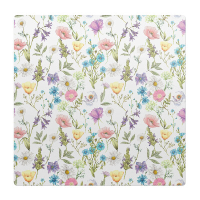 Ochranná podložka na podlahu Vintage květinový vzor