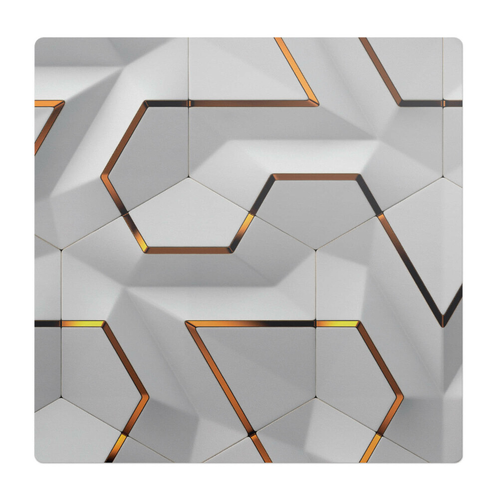 Ochranná podložka pod židli Geometrické šestiúhelníky