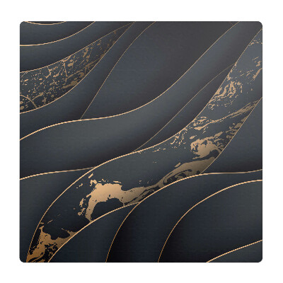 Podložka pod křeslo Vlnité čáry se skvrnami