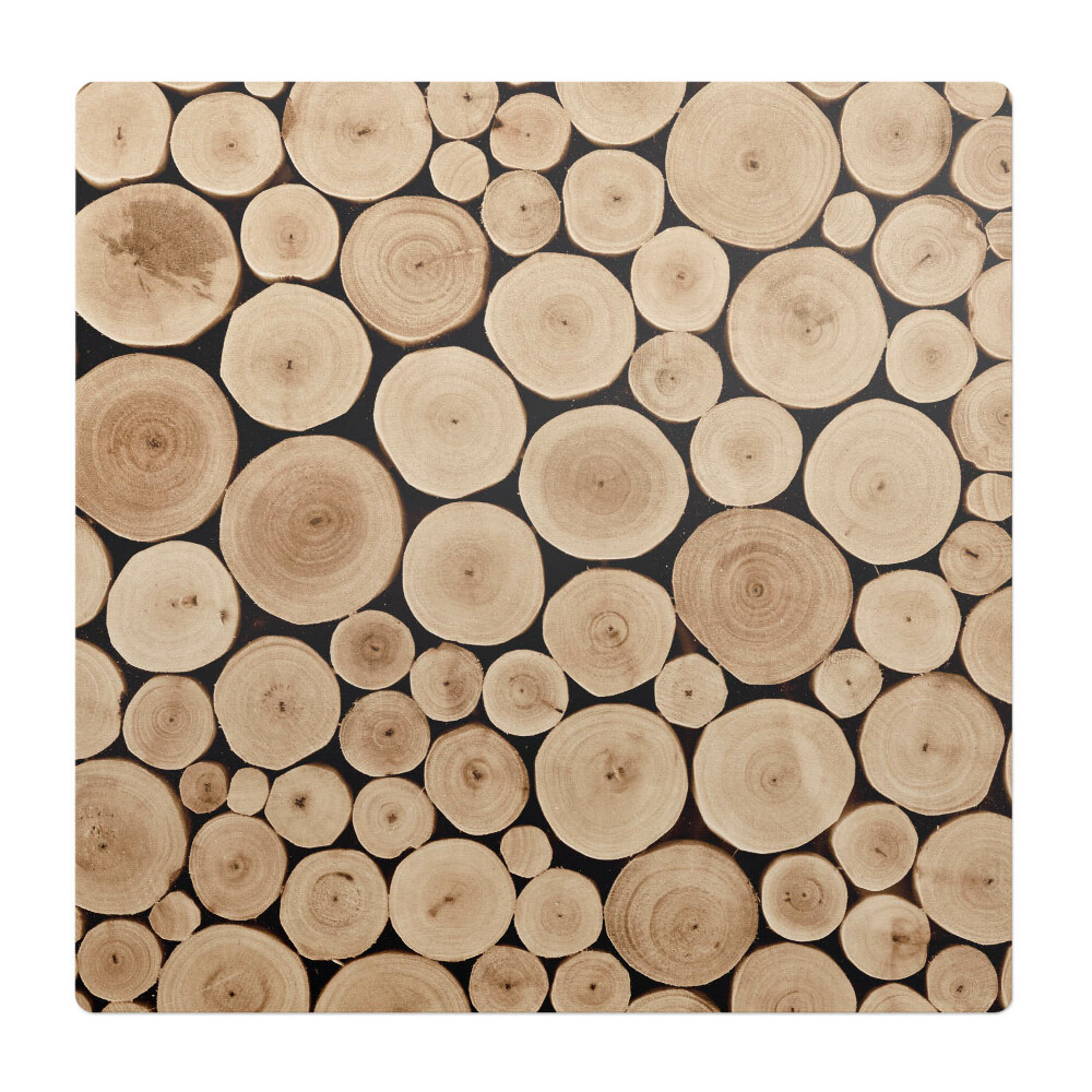 Podložka pod křeslo Dřevěné kruhy