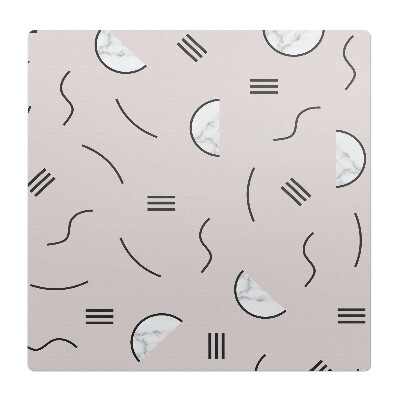 Podložka pod židli Geometrický vzor