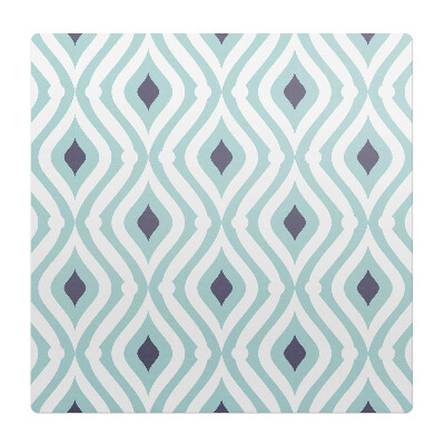 Ochranná podložka pod židli Geometrický retro vzor