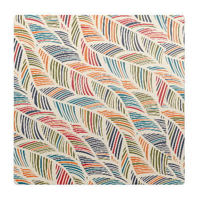 Ochranná podložka pod židli Barevné retro listy