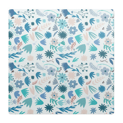 Podložka pod židli Retro květinový vzor