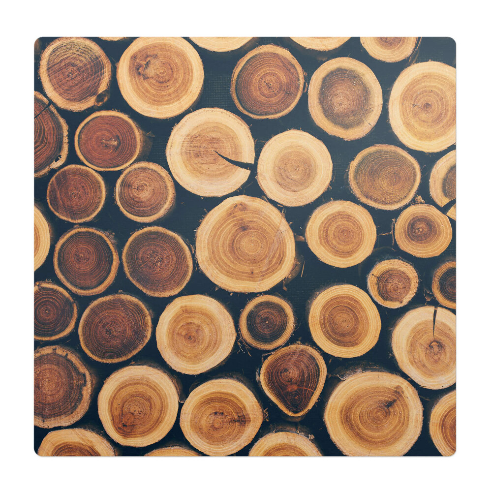 Podložka pod židli Dřevěné kruhy