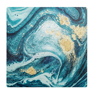 Ochranná podložka na podlahu Vířící vlny umění