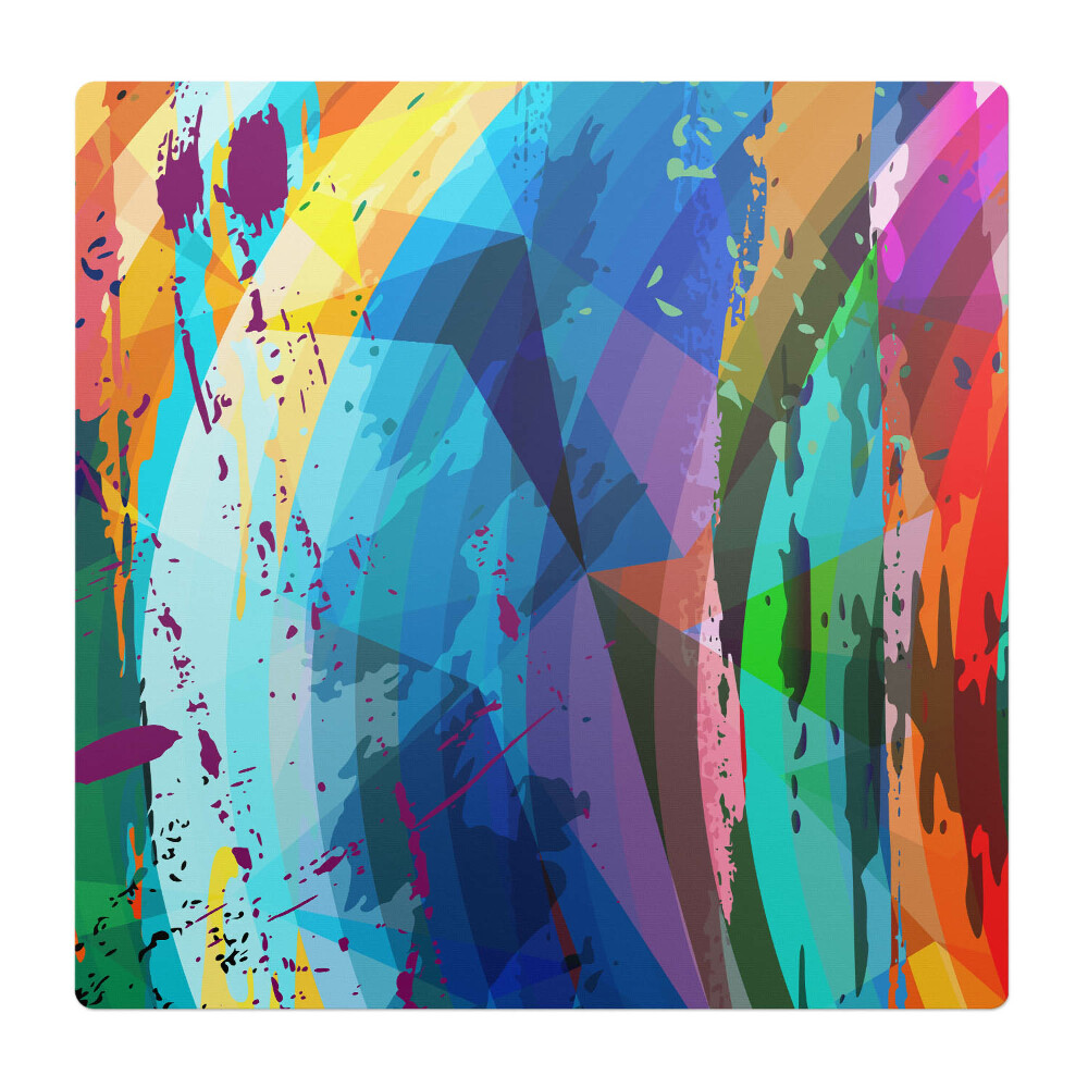 Ochranná podložka pod židli Abstraktní mozaika