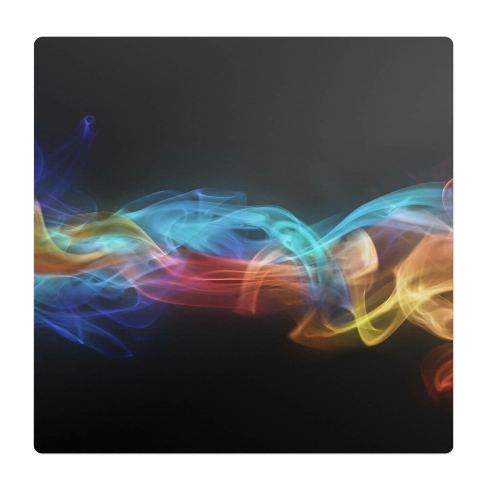 Ochranná podložka pod židli Barevné vlny kouře