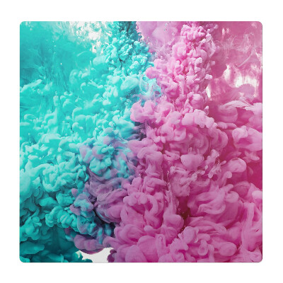 Ochranná podložka na podlahu Barevný kouř ve vodě