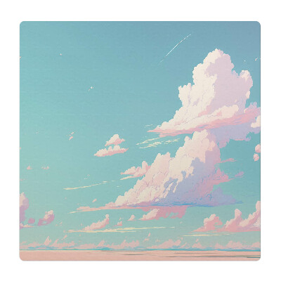 Podložka pod židli Mraky na obloze