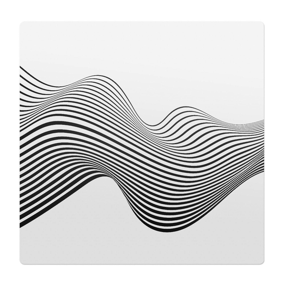 Podložka pod křeslo Vlnité čáry