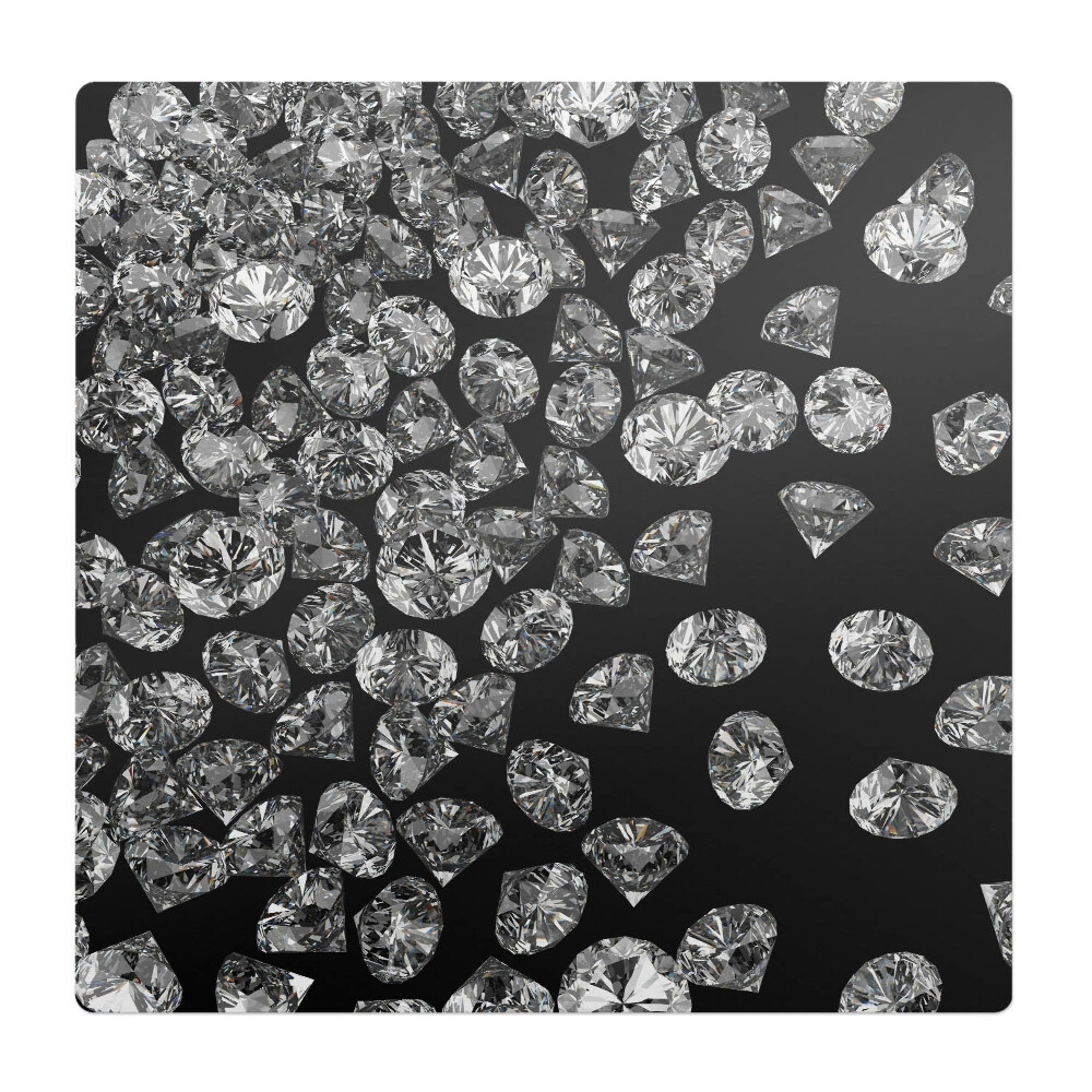 Ochranná podložka pod židli Zářící diamanty