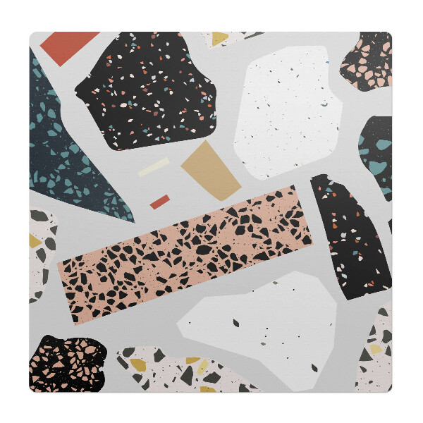 Podložka pod židli Abstraktní mozaika