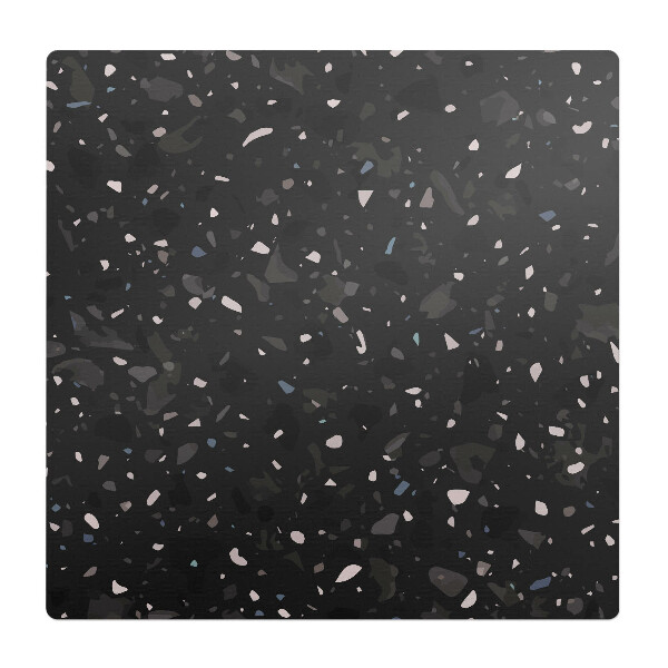 Podložka pod křeslo Tmavý vzor terrazza