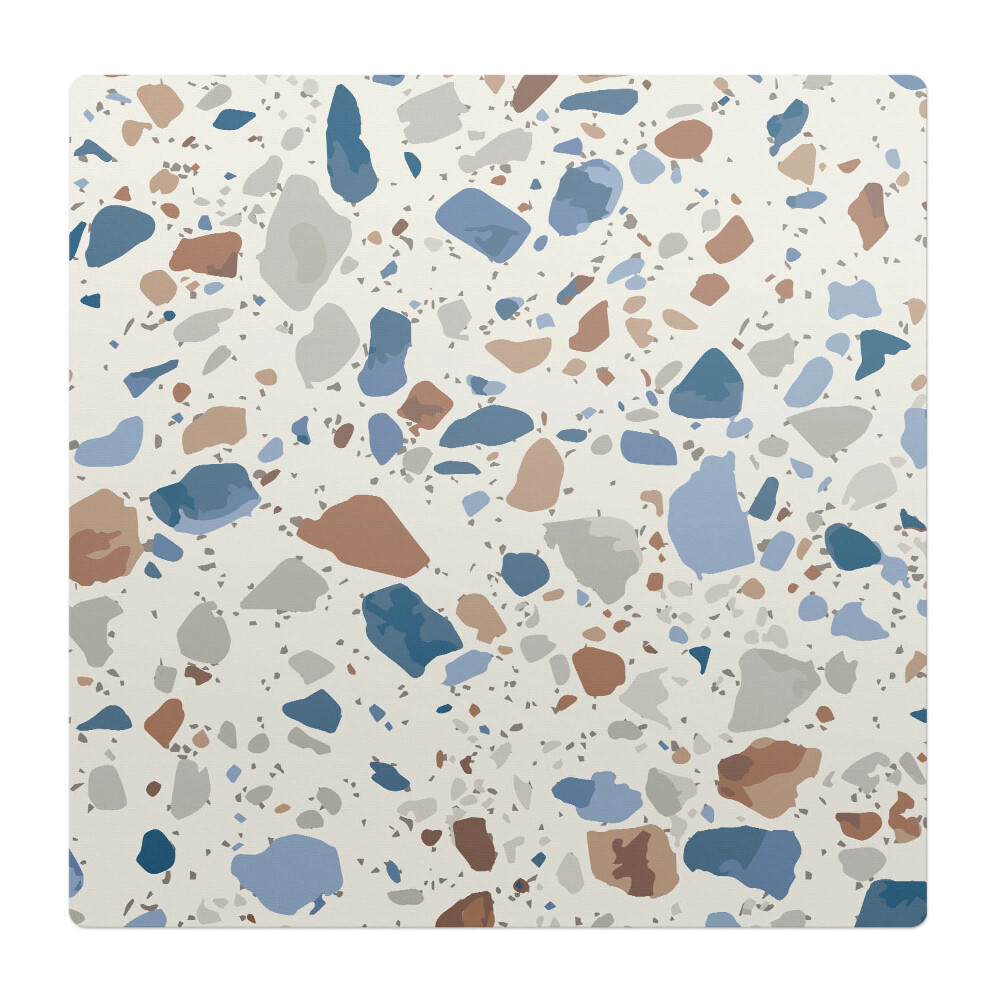 Podložka pod židli Terrazzo v pastelových barvách