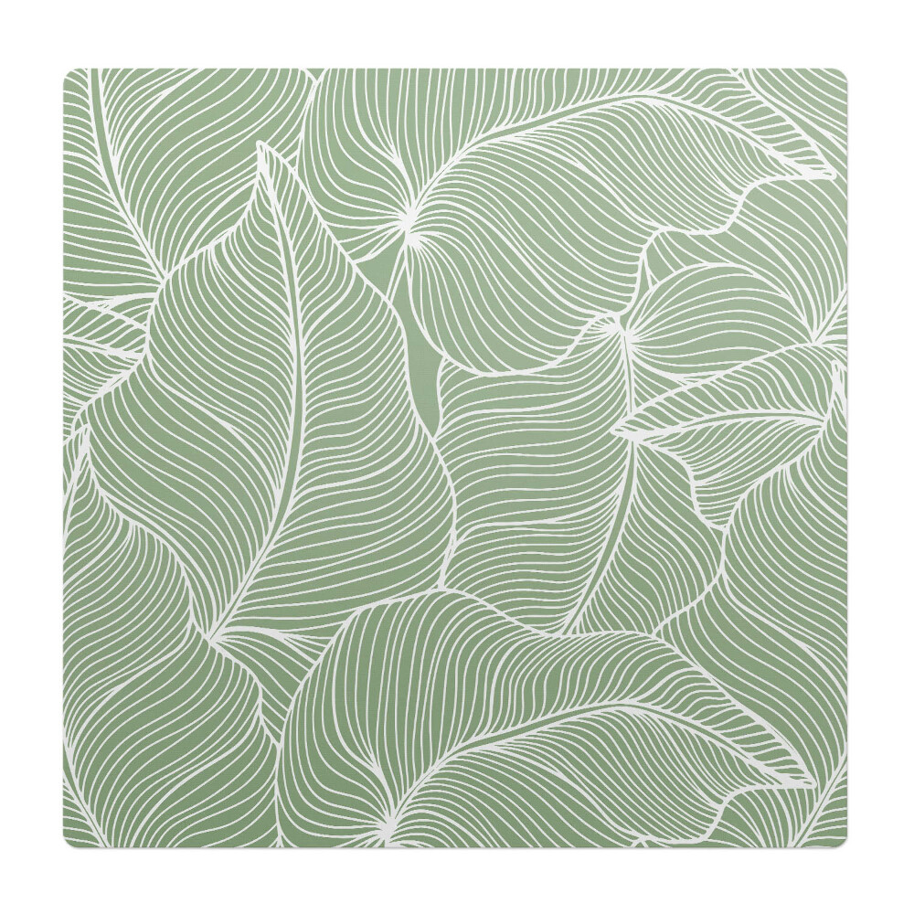 Ochranná podložka pod židli Listy s čarami