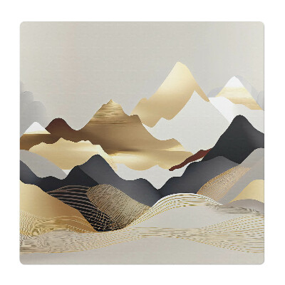 Podložka pod křeslo Horská abstrakce