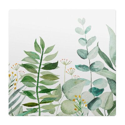 Ochranná podložka pod židli Akvarelové listy