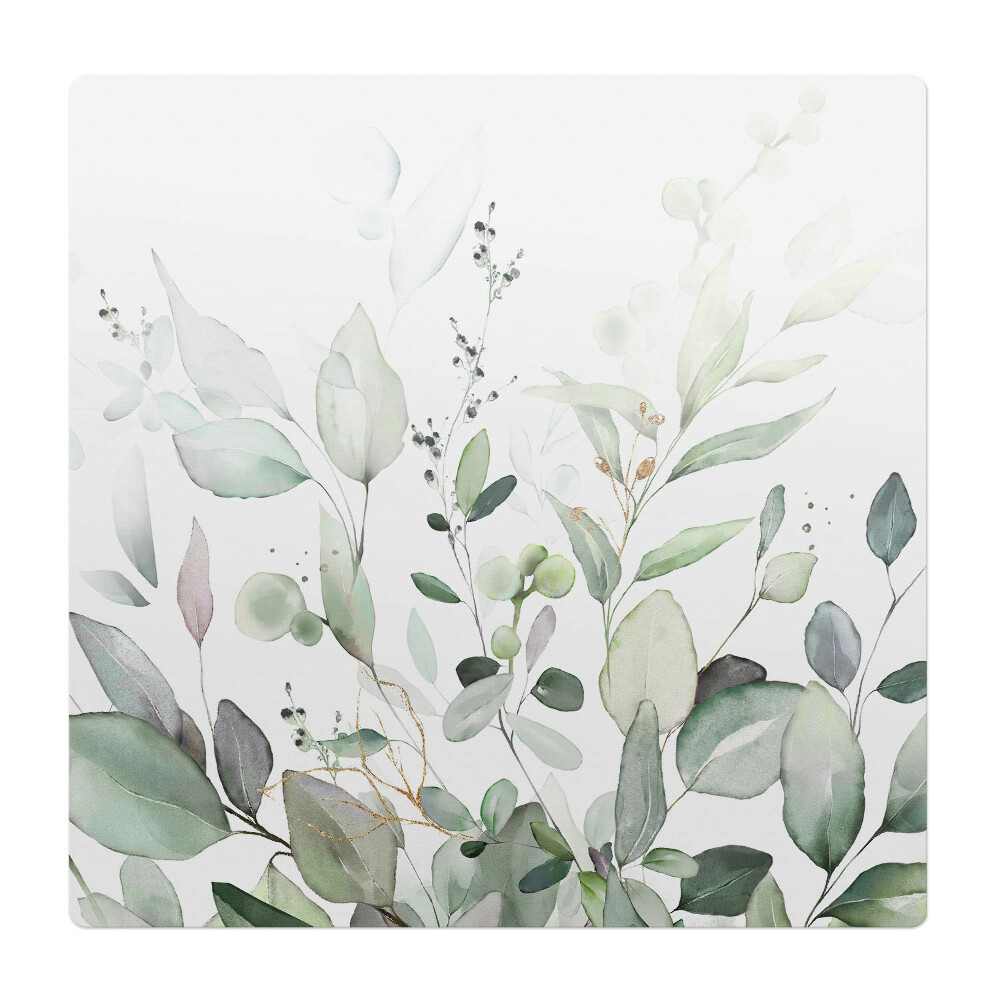 Podložka pod křeslo Pastelové listy