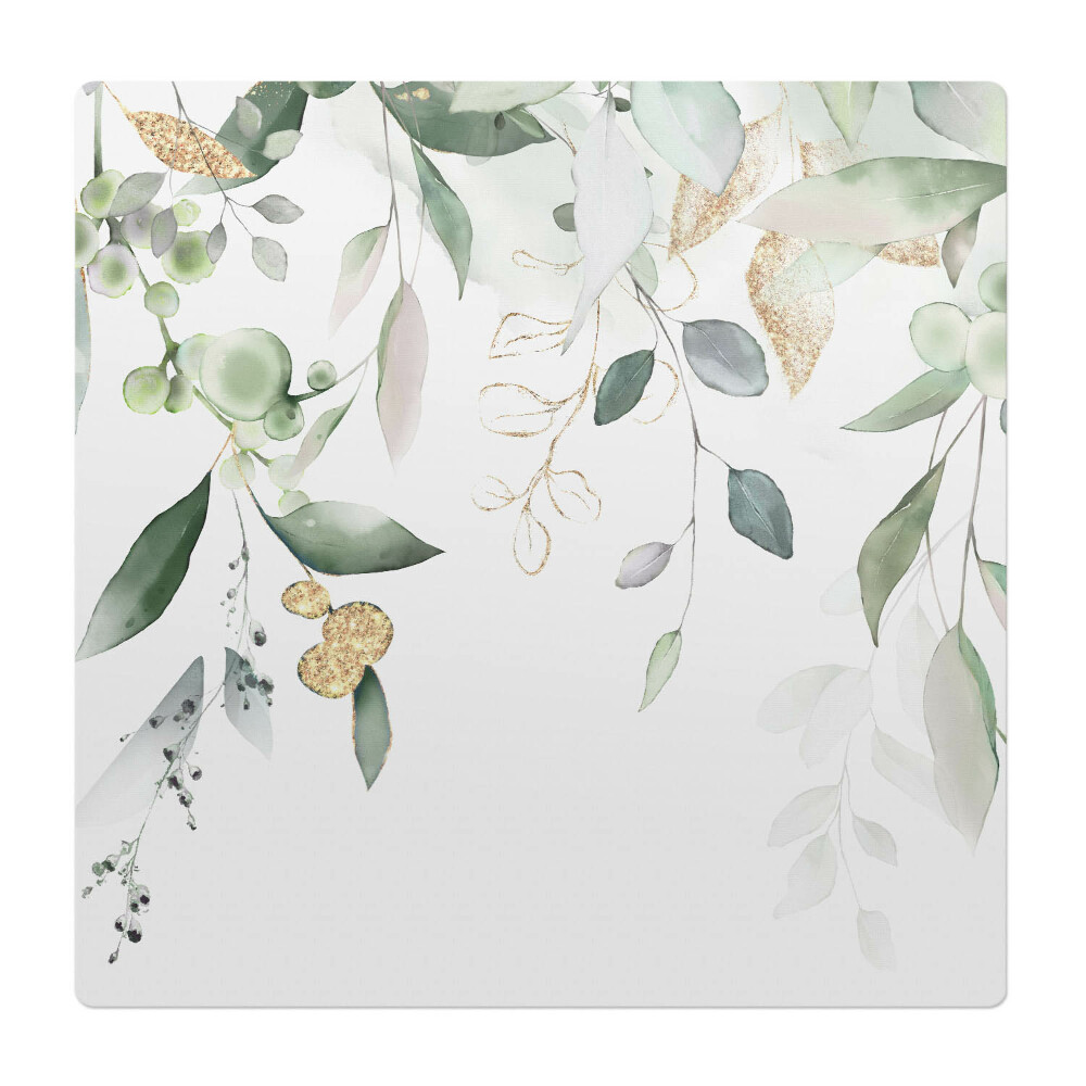Ochranná podložka na podlahu Akvarelové složení listů