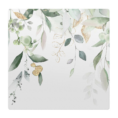 Ochranná podložka na podlahu Akvarelové složení listů