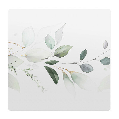 Podložka pod židli Jemné akvarelové listy