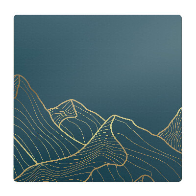 Podložka pod židli Horské umělecké linie