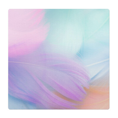 Ochranná podložka na podlahu Pastelové peří