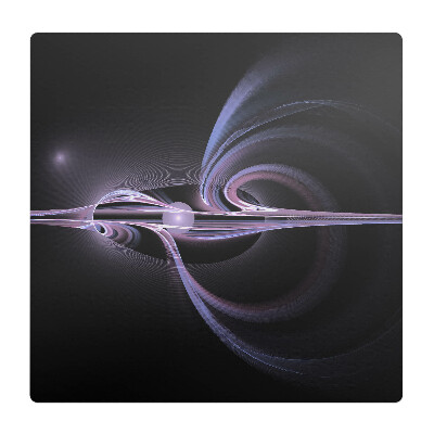 Podložka pod křeslo Fraktální spirála