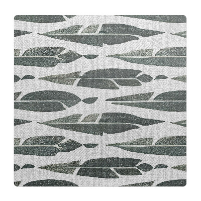 Ochranná podložka pod židli Abstraktní listy