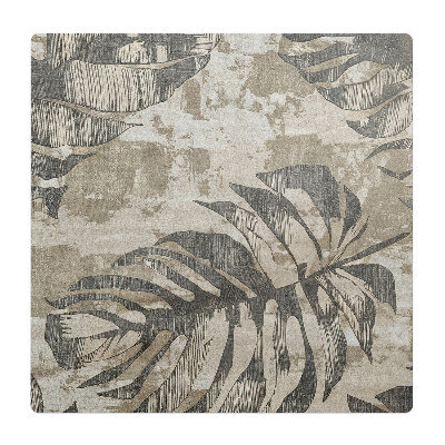 Ochranná podložka na podlahu Listy na abstraktním pozadí