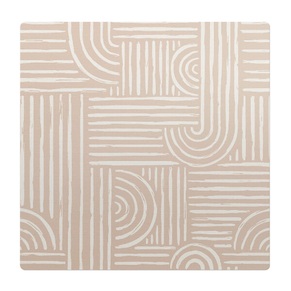 Ochranná podložka pod židli Geometrické linie