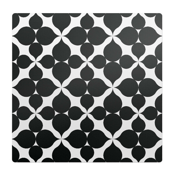 Podložka pod židli Geometrický květinový vzor