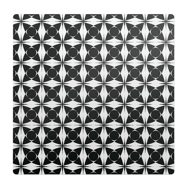 Ochranná podložka pod židli Geometrický retro vzor
