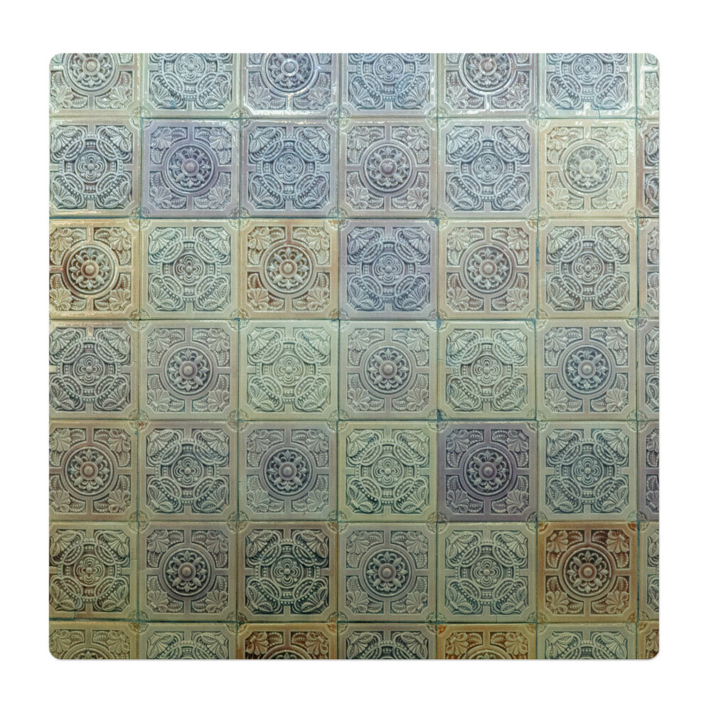 Podložka pod křeslo Retro vintage dlaždice