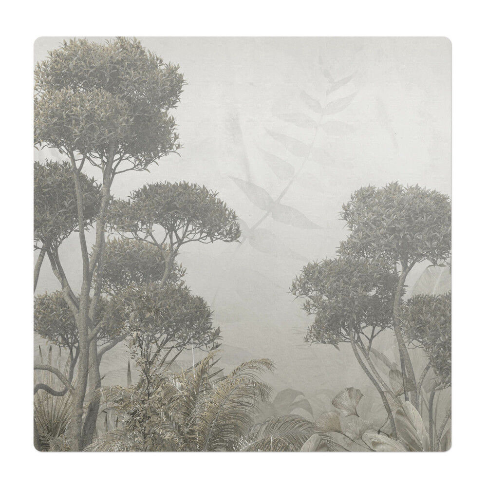 Podložka pod židli Jemný tropický les