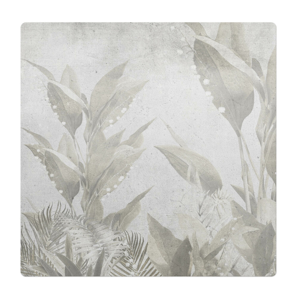 Podložka pod křeslo Decentní retro listy