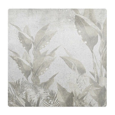 Podložka pod křeslo Decentní retro listy