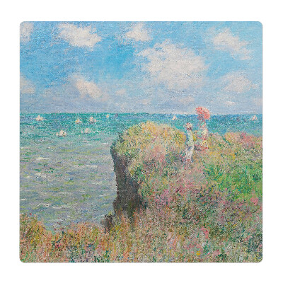 Podložka pod křeslo Mořská krajina s útesem