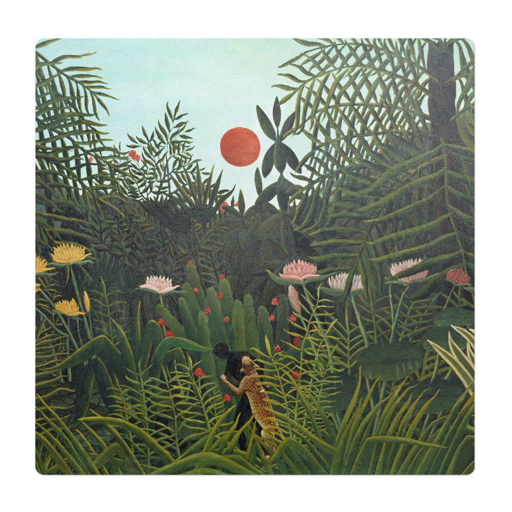 Podložka pod židli Džungle při západu slunce