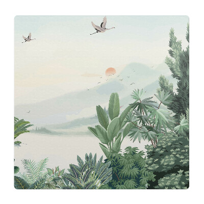 Podložka pod křeslo Tropická krajina