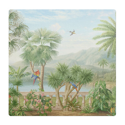 Podložka pod židli Tropická krajina