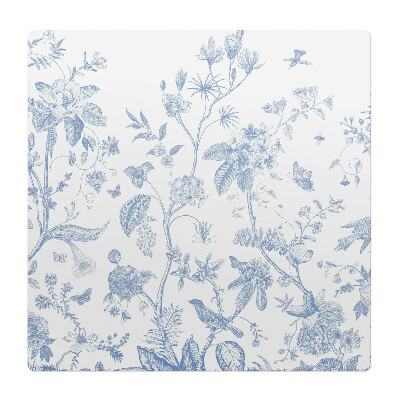 Ochranná podložka pod židli Vintage květinový vzor