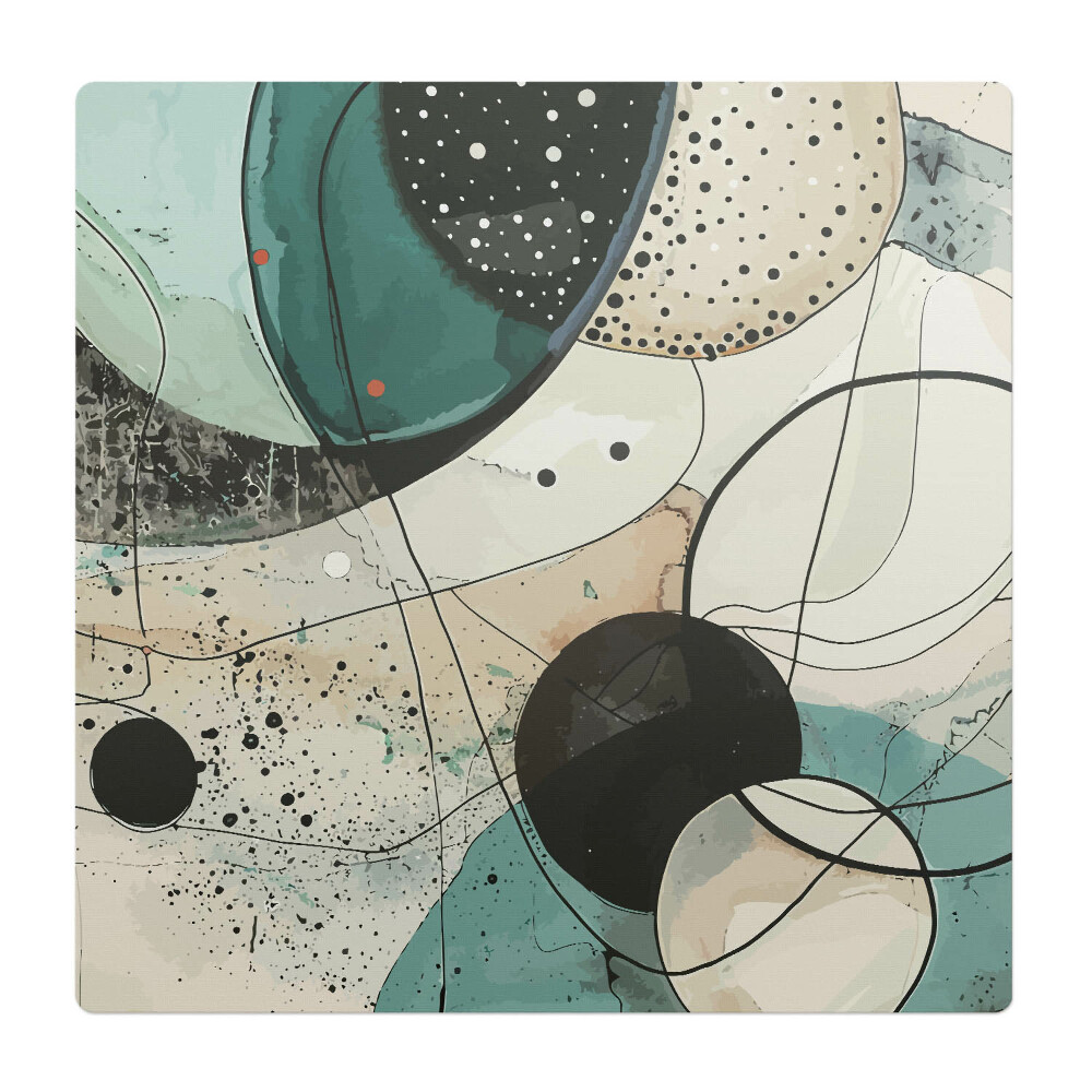 Podložka pod křeslo Abstraktní kruhy