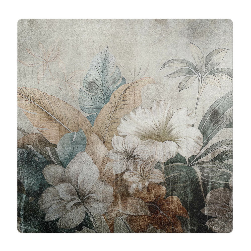 Podložka pod židli Vintage květinový vzor