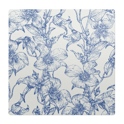 Ochranná podložka na podlahu Květinový vzor vinné révy