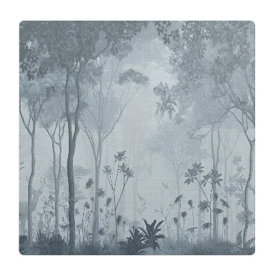 Podložka pod židli Lesní mlha krajina