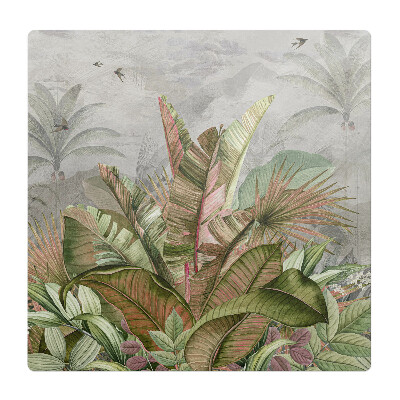 Ochranná podložka na podlahu Tropická džungle