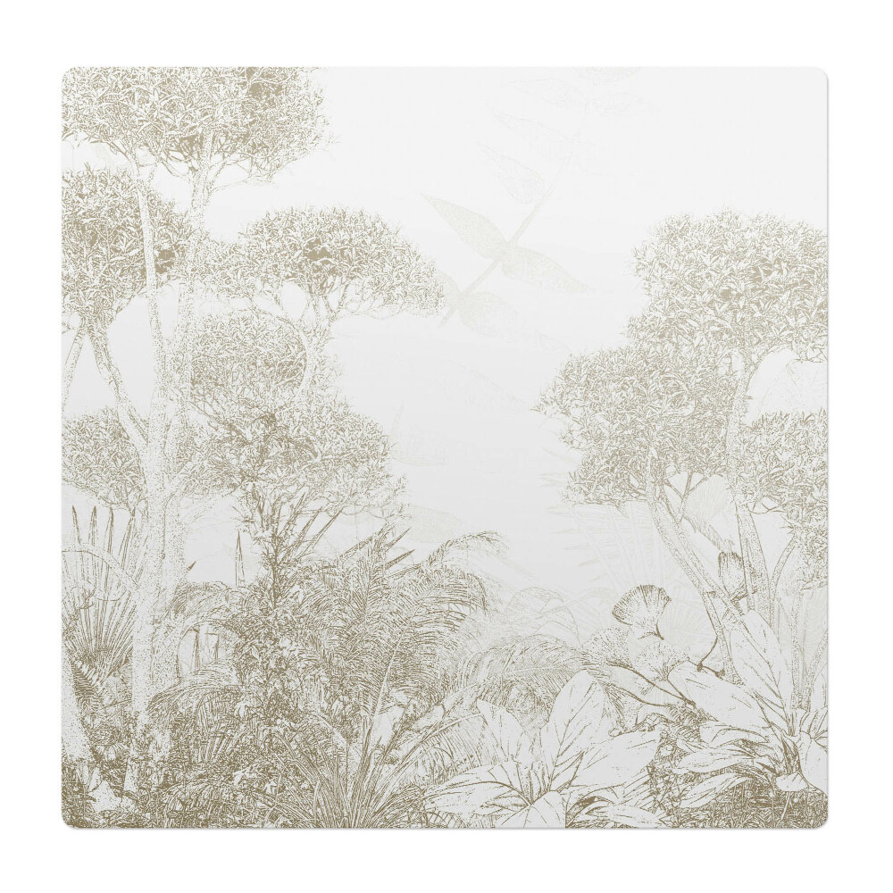 Ochranná podložka pod židli Křehké tropické stromy