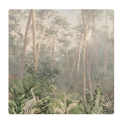 Podložka pod křeslo Lesní panorama